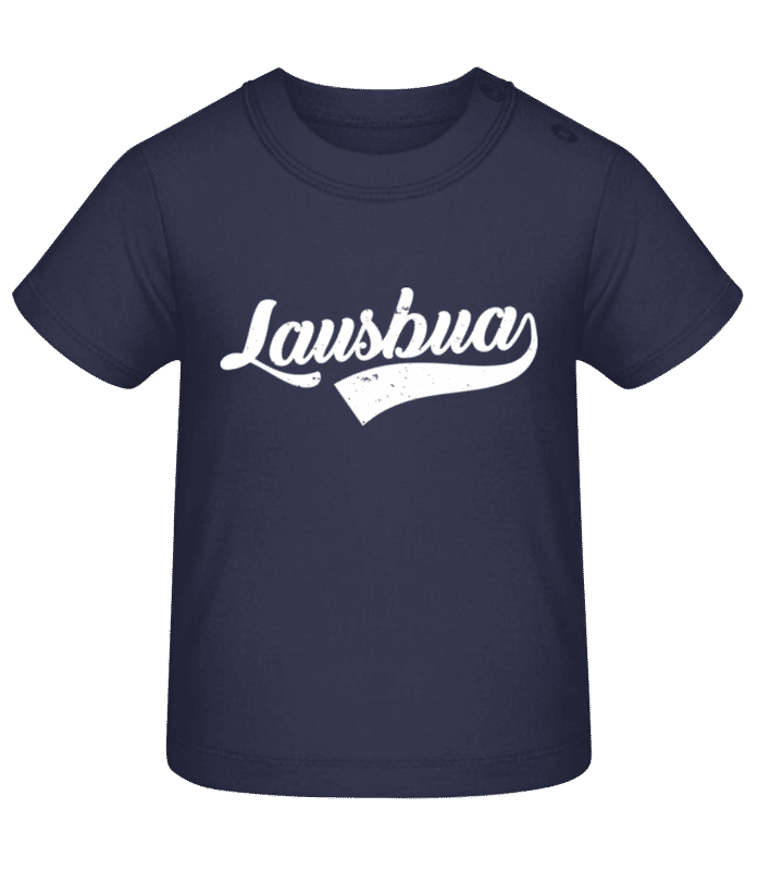 Vorschau: Lausbua - Baby T-Shirt - Marine - Vorne