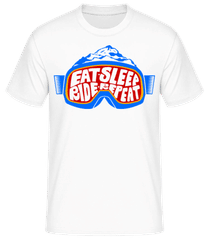 Eat Sleep Ride Repeat Color · Camiseta para hombre B&C