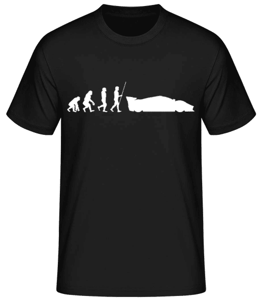 Preview: Evolution Racer - Men's Basic T-Shirt - Black - Front
