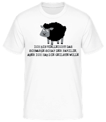 Schwarzes Schaf Mit Geilster Wolle · Männer Basic T-Shirt