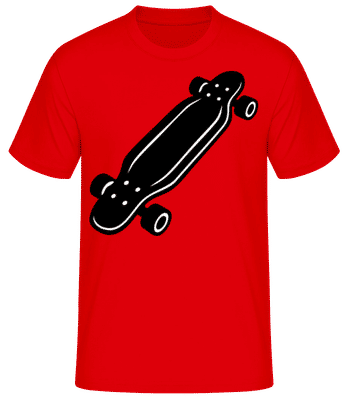 Longboard - Männer Basic T-Shirt - Rot - Vorne