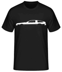 'DeLorean DMC' Silhouette · Männer Basic T-Shirt