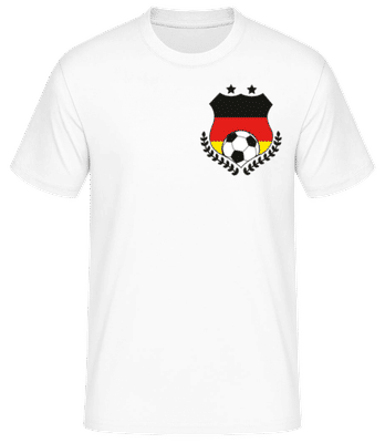 Frauenfußball WM - Männer Basic T-Shirt - Weiß - Vorne