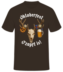 Oktoberfest Hirschgeweih O'zapft Is · Männer Basic T-Shirt