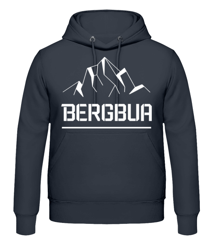 Vorschau: Bergbua - Männer Hoodie - Anthrazit - Vorne