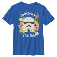 Star Wars - Stormtrooper Spring Trooper - Kinder T-Shirt - Royalblau - Vorne