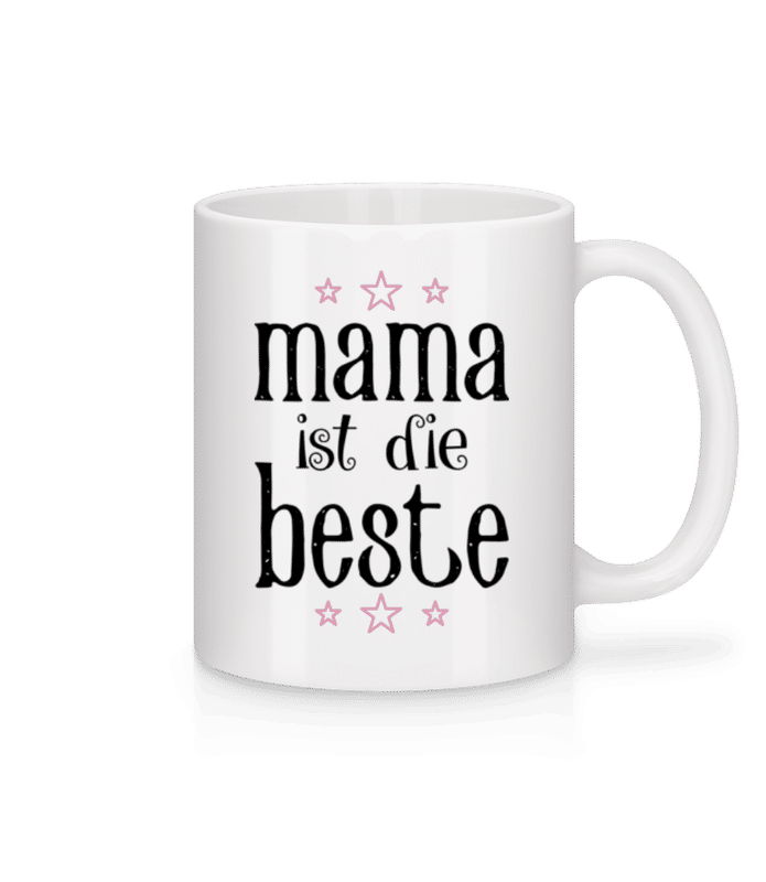 Vorschau: Mama Ist Die Beste - Tasse - Weiß - Vorne