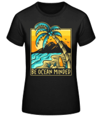 Ocean Minded - T-shirt standard Femme - Noir - Devant