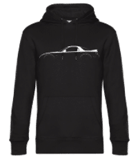 'Mazda RX-7 FD' Silhouette - Sudadera estándar para hombre - Negro - delante