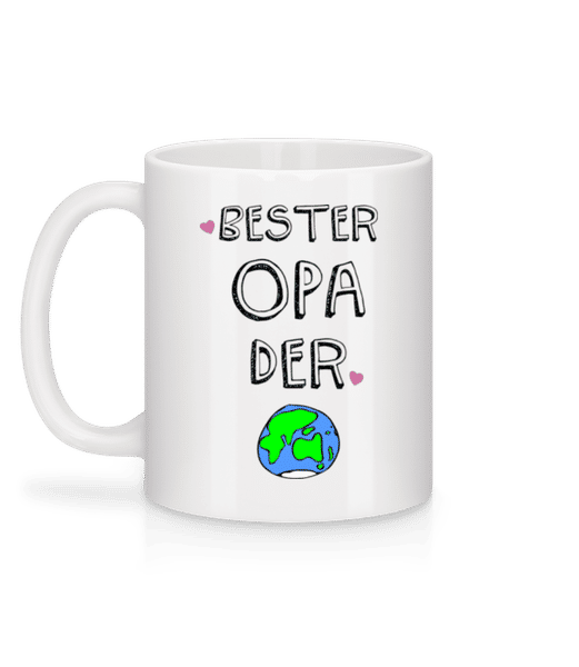 Vorschau: Bester Opa der Welt - Tasse - Weiß - Hinten