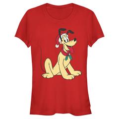 Disney Classics - Mickey Mouse - Pluto Hat - Christmas - Femme T-shirt