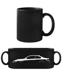 'BMW M3 Coupe E92' Silhouette · Schwarze Tasse