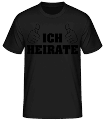 Ich Heirate Weiß · Männer Basic T-Shirt