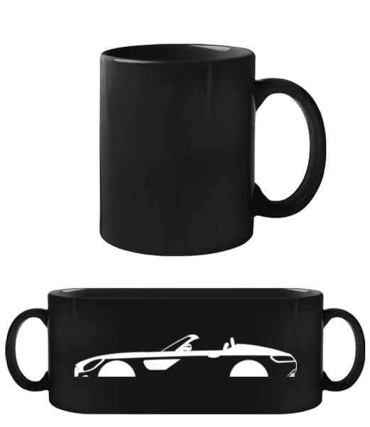 Aperçu: 'Mercedes-AMG GTS Road. R190' Silhouette - Tasse Noire - Noir - Devant