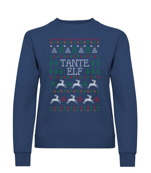 Vorschau: Tante Elf - Frauen Pullover - Marine - Vorne