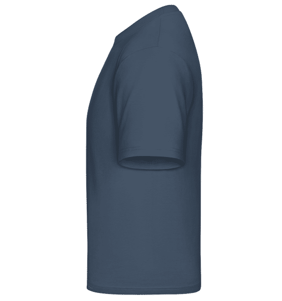 Aperçu: Black Cat Club -  T-Shirt Shirtinator homme - Bleu denim - Gauche