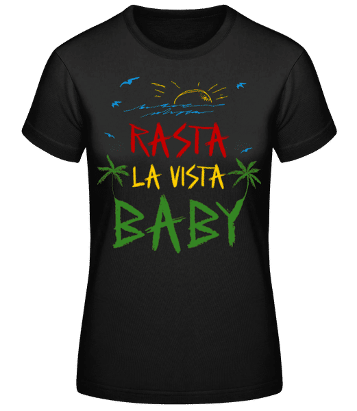 Aperçu: Rasta La Vista Baby - T-shirt standard Femme - Noir - Devant
