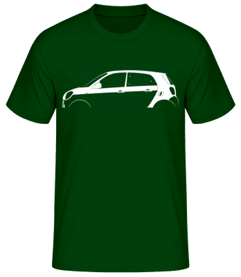 'Smart Forfour (W453)' Silhouette - T-shirt standard Homme - Vert bouteille - Devant