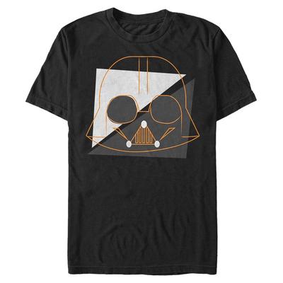 Star Wars - Darth Vader Spooky Vader Lines - Männer T-Shirt - Schwarz - Vorne