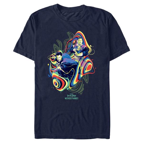 Aperçu: Marvel - Doctor Strange - Docteur Strange & Wong Strange Groove - Homme T-shirt - Bleu marine - Devant