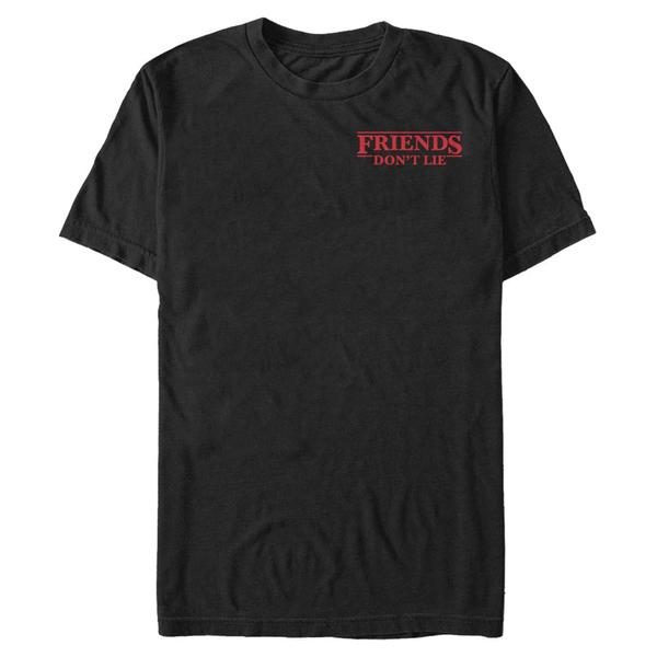 Netflix - Stranger Things - Quote Friends Pocket - Homme T-shirt
