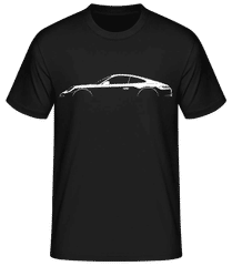 'Porsche 911 Car. GTS 992' Silhouette · Men's Basic T-Shirt