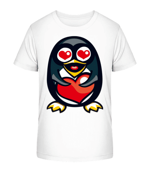 Aperçu: Love Penguin - T-shirt bio Enfant Stanley Stella 2.0 - Blanc - Devant