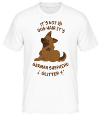 Not Dog Hair German Shepherd Glitter · Männer Basic T-Shirt
