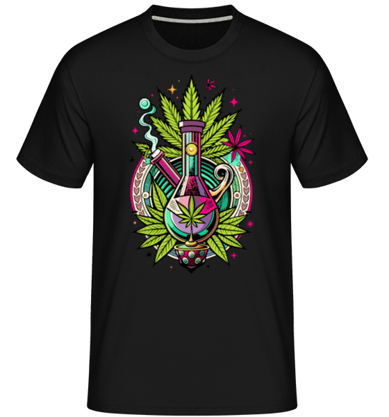 Aperçu: Pipe À Cannabis -  T-Shirt Shirtinator homme - Noir - Devant