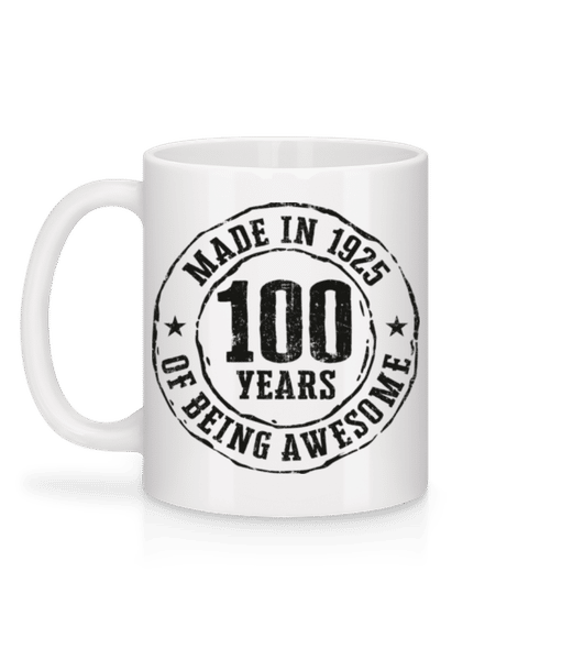 Aperçu: Made In 1925 - Mug en céramique blanc - Blanc - Derrière