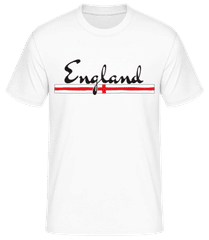 Fußball England Letters · Männer Basic T-Shirt