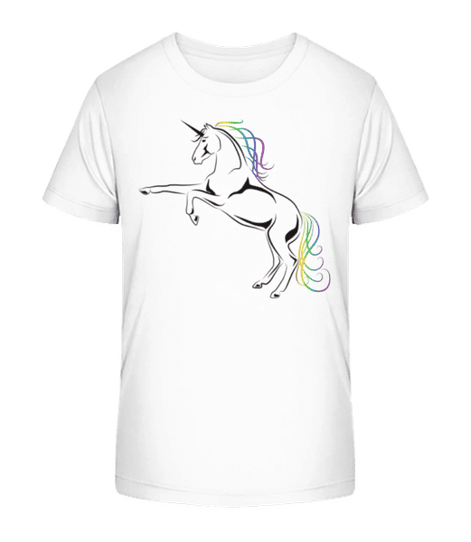 Aperçu: Licorne - T-shirt bio Enfant Stanley Stella 2.0 - Blanc - Devant