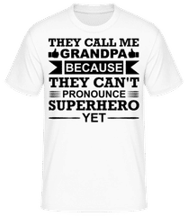Grandpa Superhero · Männer Basic T-Shirt