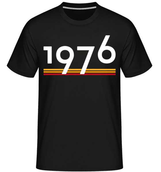 Aperçu: 1976 -  T-Shirt Shirtinator homme - Noir - Devant
