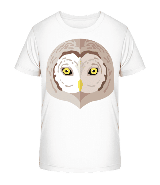 Aperçu: Chouette Comic Ombre - T-shirt bio Enfant Stanley Stella 2.0 - Blanc - Devant