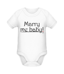 Marry Me Baby! · Body manches courtes bio