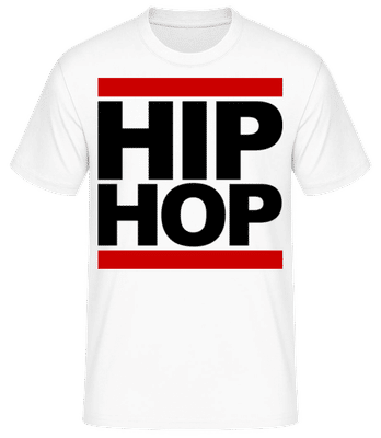 Hip Hop Logo - T-shirt standard Homme - Blanc - Devant