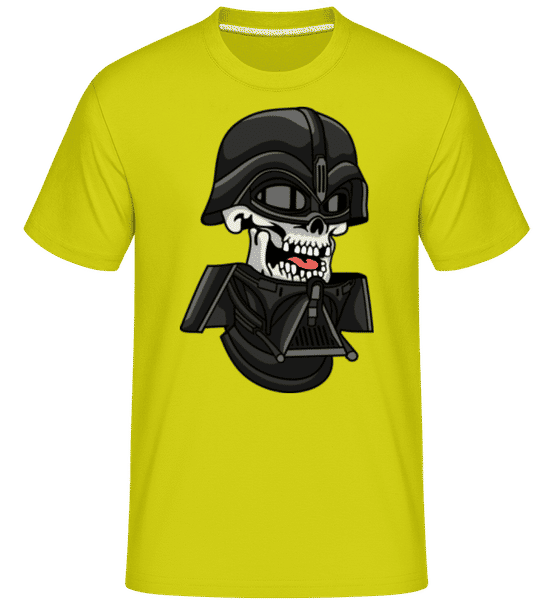 Preview: Darth Vader Skull -  Shirtinator Men's T-Shirt - Lime - Front