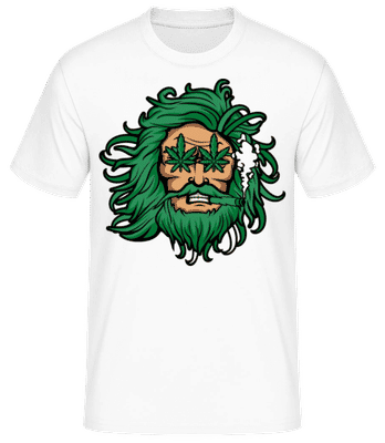 Zeus Weed - Men's Basic T-Shirt - White - Front