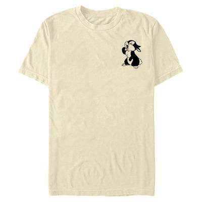 Disney Classics - Bambi - Thumper Vintage Line - Men's T-Shirt - Cream - Front
