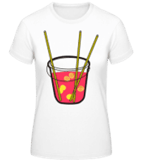 Sangria - Frauen Basic T-Shirt - Weiß - Vorne
