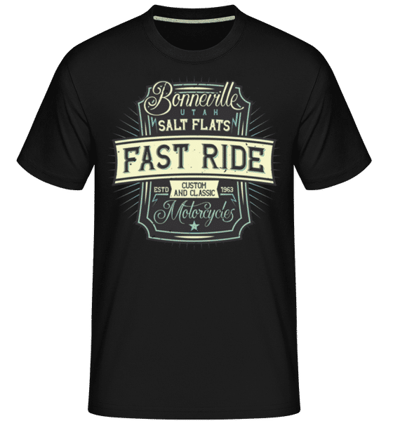 Aperçu: Fast Ride -  T-Shirt Shirtinator homme - Noir - Devant
