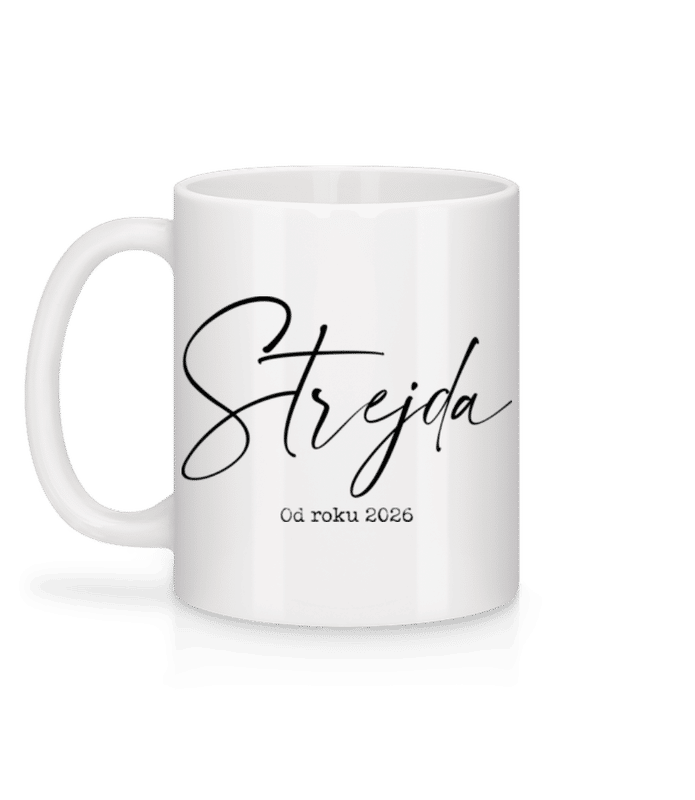 Náhľad: Strejda Od Roku 2026 - Keramický hrnček - Biela - Za