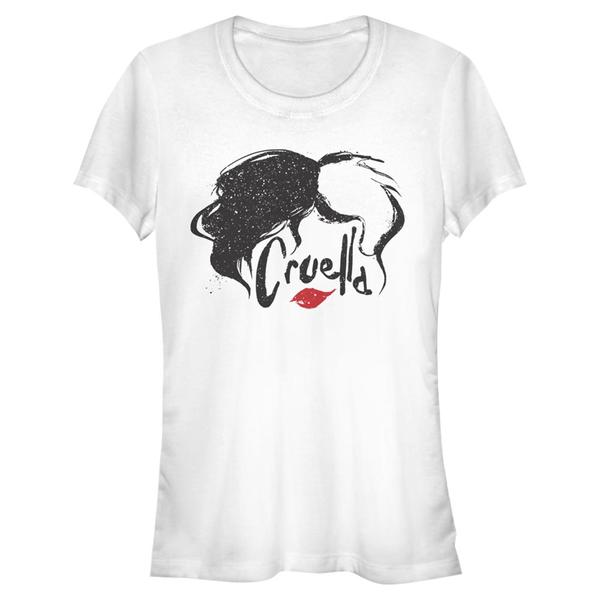 Preview: Disney Classics - Cruella - Cruella DeVille Simply - Women's T-Shirt - White - Front