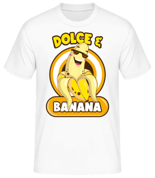 Aperçu: Dolce & Banana - T-shirt standard Homme - Blanc - Devant