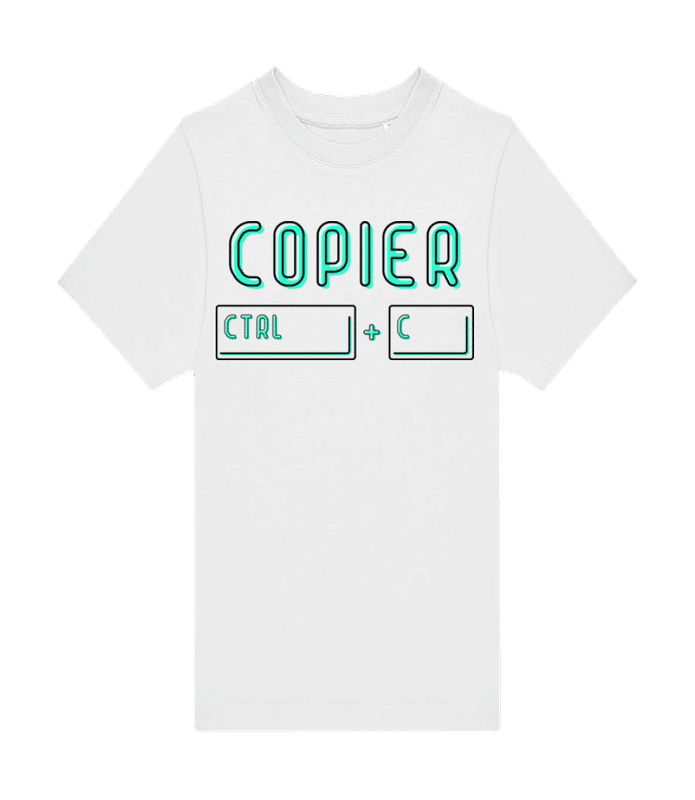 Aperçu: Copier Ctrl + C - T-shirt homme B&C - Blanc - Devant