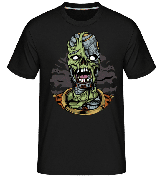 Aperçu: Cyborg -  T-Shirt Shirtinator homme - Noir - Devant