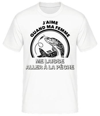J'aime Ma Femme - T-shirt standard Homme - Blanc - Devant
