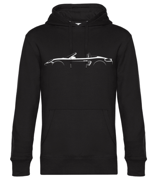 Aperçu: 'Porsche 718 Boxster 982' Silhouette - Sweat à capuche premium Unisexe - Noir - Devant