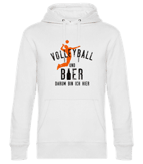 Volleyball Und Bier · Männer Standard Hoodie